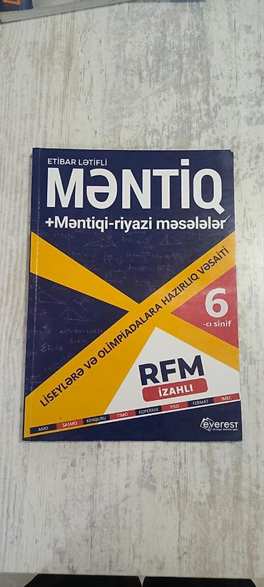 stolustu kitab: Etibar Lətifli Məntiq 6-cı sinif (RFM Nəşriyyatı) | Liseylərə Hazırlıq — 1