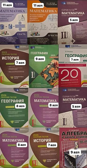 mst pdf: Məktəb və abituriyentlər üçün müxtəlif fənlər üzrə test kitabları — 1