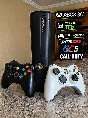 pes 13: Xbox 360 oyun konsolu paketi Xüsusiyyətlər: - Model: Xbox 360 (qara — 2