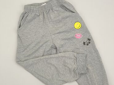 jeansy dziewczęce z dziurami: Sweatpants, 3-4 years, 98/104, condition - Good