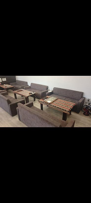 restoran stolu: 5 dest kafe cay evi ucun divan desti 1 dest 100 Azn
unvan Capayevsd — 1