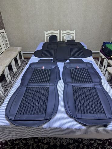 опрыскиватель садовый: Чехлы Экокожа, С подушкой, цвет - Черный, Universal Seat cover, Новый, Самовывоз