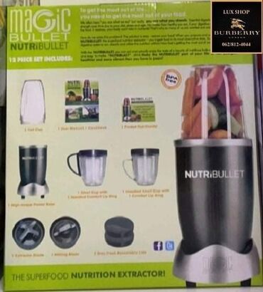 Blenderi, mikseri: Nutribullet blender orginal nutribulit 12 dodataka nutribullet — 13