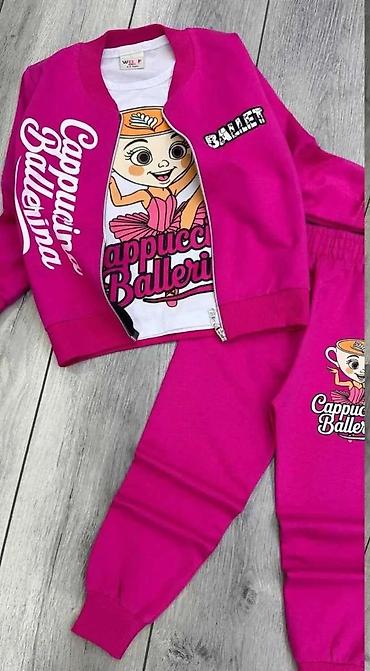 tech fleece original: Dečiji komplet “Cappuccino Ballerina” – trodelni set za devojčice u — 1