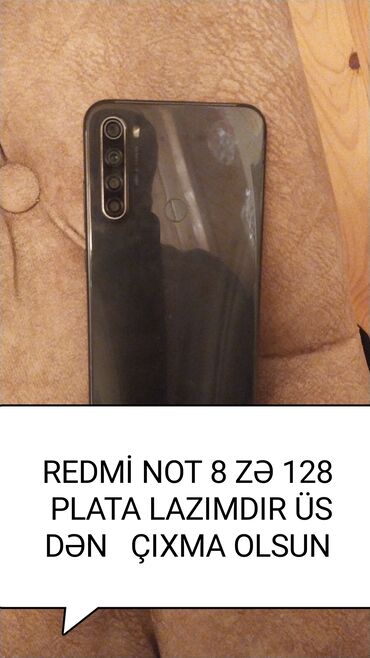 40 ekran: REDMİ NOT 8 PLATASI LAZIMDIR YADDAŞ 128 LAZIMDIR EKRANI YAMMIŞ VƏYA