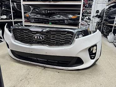 Передний бампер в сборе для Kia Sorento, модельный год 2019. Описание