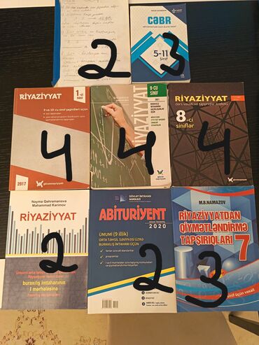 CD, DVD disklər və kassetlər: Riyaziyyatdan 7,8,9,10,11ci sinif üçün istənilən vəsait BURADA!!!