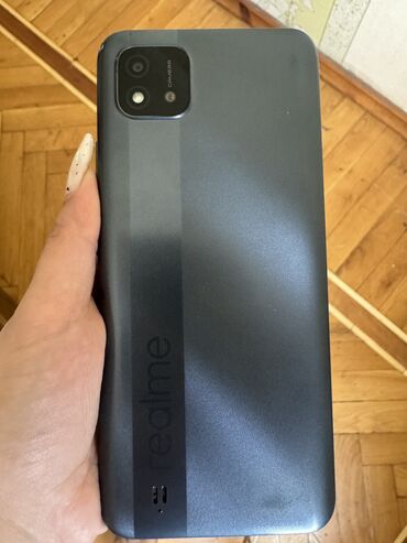 yeni telfonlar: Realme C11, 32 ГБ, цвет - Синий, Отпечаток пальца