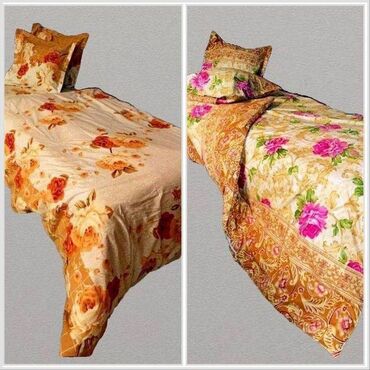 ткань атлас: Постельное белье для односпальной кровати из 4 предметов -