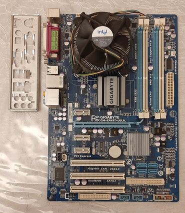 Kompüter ehtiyyat hissələri: Bundle satılır Ana plata + CPU + kuler - 35 AZN Ana plata 