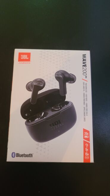 Qulaqcıqlar: İşlənmiş Simsiz (Bluetooth) Qulaqcıqlar, JBL, rəng - Qara