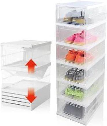 Kutije za odlaganje: Preklopivi organizator za obuću – modularne kutije - Kompaktne — 12