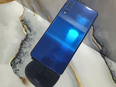 Мобильные телефоны и аксессуары: Samsung Galaxy A7 2018, Б/у, 64 ГБ, цвет - Синий, 2 SIM — 2