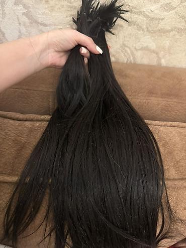 Şəxsi əşyalar: Təbii qara saç tutamı - Material: 100% təbii insan saçı - Rəng: tünd — 2
