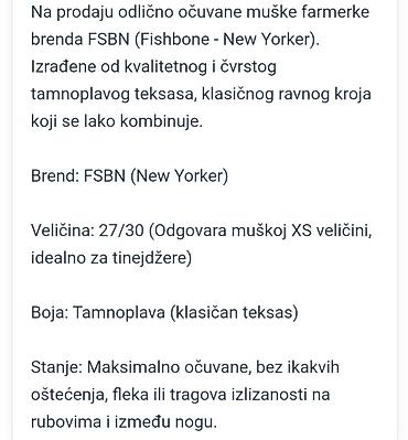 kožna jakna s: Muške farmerke FSBN (Fishbone – New Yorker) - Model: klasičan ravni — 3