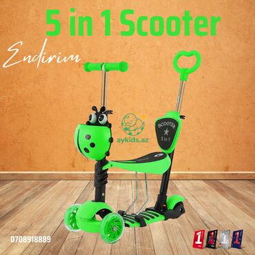 usaq ucun scooter: 5 in 1 scooter❤ Sifariş üçün: Scooter keyfiyyətli matereallardan