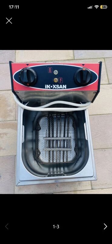 Кухонные плиты и варочные поверхности: İNOKSAN elektrikli frityur qızartma aparatı - Marka/model: İNOKSAN