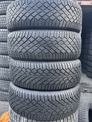 зимние шины на gx: Шины 215 / 55 / R 17, Зима, Б/у, Комплект, Легковые, Continental