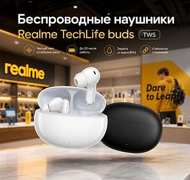 air iphone: Беспроводные наушники Realme TechLife Buds Купить в Бишкеке — TWS — 1