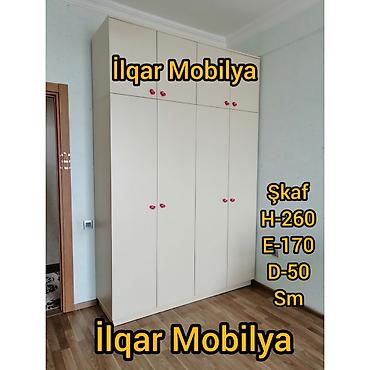 Sifarişlə dolablar: Düz dolab, Yataq otağı üçün, Paltar üçün, Açılan, Quraşdırıla bilən, 4 qapılı — 4