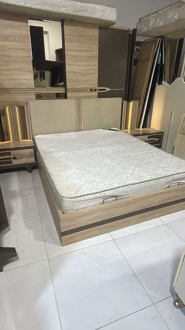 Yataq otağı dəstləri: İkinəfərlik çarpayı, Dolab, Komod, 2 tumba — 5