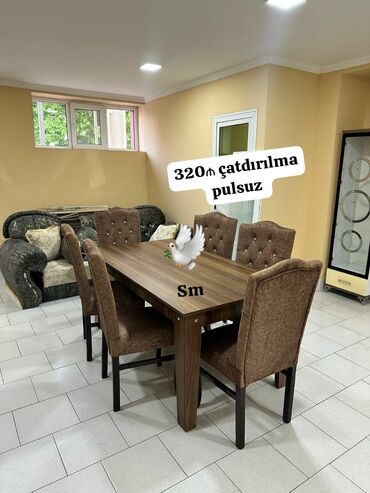 стеклянный стол: Masa desti yeni qonaq otağı mebeli