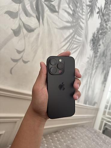 IPhone 16 Pro, Б/у, 128 ГБ, Black Titanium, Кабель, Коробка, 88 %