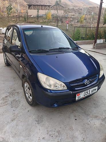 бишкек лада: Hyundai Getz: 2006 г., 1.1 л, Кол менен иштөөчү, Бензин, Хетчбек — 1
