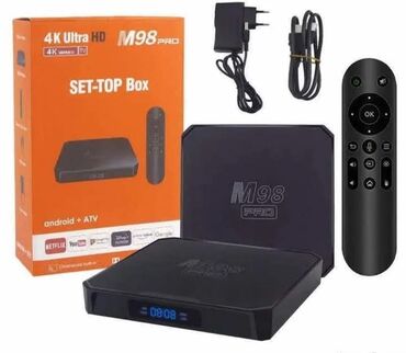 nogice za televizor: TV SMART set top box M98 Pro Quad Core bluetooth M98 Pro set-top box