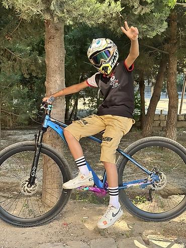 kros moto: Uşaq üçün motocross/velosiped kaskası və qoruyucu eynək seti - Növ — 4