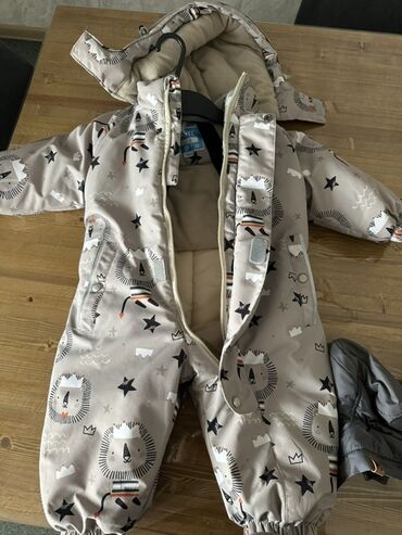 Верхняя одежда: Детский зимний комбинезон Lassye, рост 74 см. От года до двух