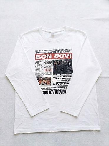 Лонгслив с принтом Bon Jovi - Тип: мужской/унисекс лонгслив с длинным