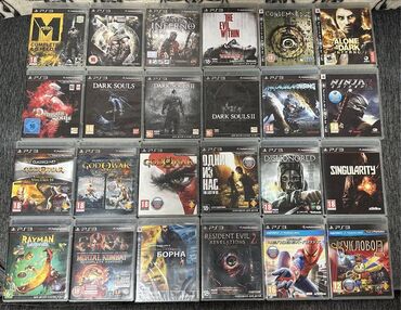 hard disk satisi: Playstation 3 oyun diskleri. Hamisi orijinaldi. Disklerde ciziq