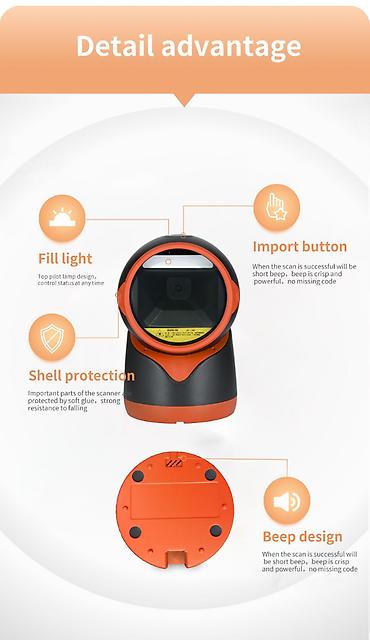 1d: Cканер штрих кодов winson wai-5780 usb 2d cmos desktop цена всего - — 3