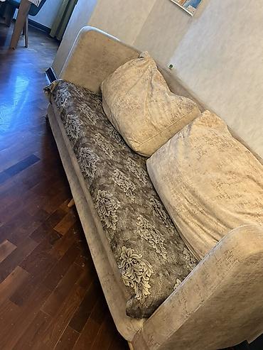 Skandinaviya üslubunda yumşaq mebel dəsti - Tərkib: 2 yastıqlı