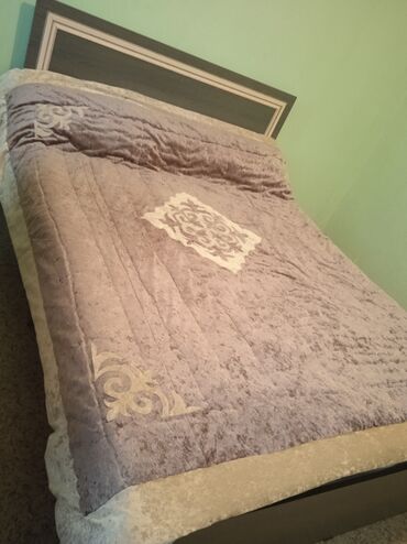 купить панцирную кровать бу: Спальный гарнитур, Двуспальная кровать