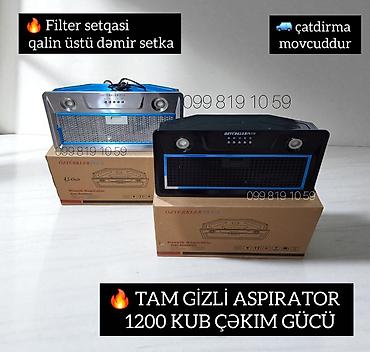 qaz asperator: Aspirator Öztürklər, rəng - Qara, Yeni — 5