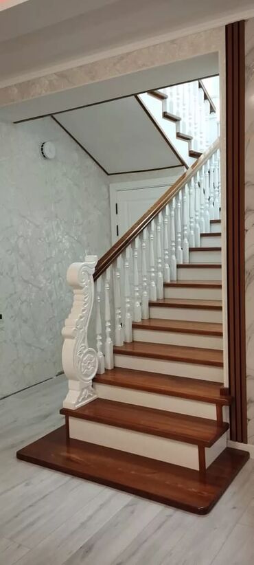 Деревянные лестницы: Лестница,жасайбыз, фанера,шпон,соснадан — 3