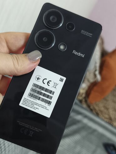 редим нот9: Redmi, Redmi Note 13 Pro, Колдонулган, 256 ГБ, түсү - Кара, 2 SIM
