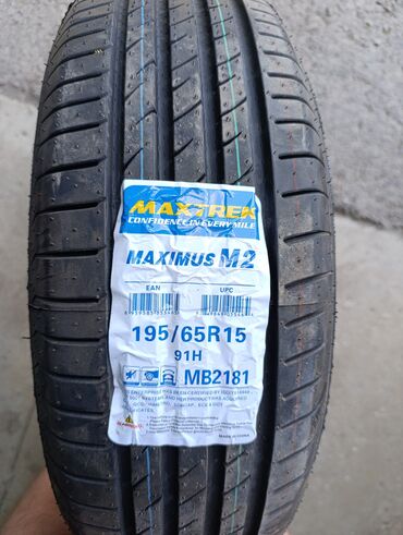 Шины: Шины 195 / 65 / R 15, Лето, Новый, Комплект, Легковые, Китай, Maxtrek