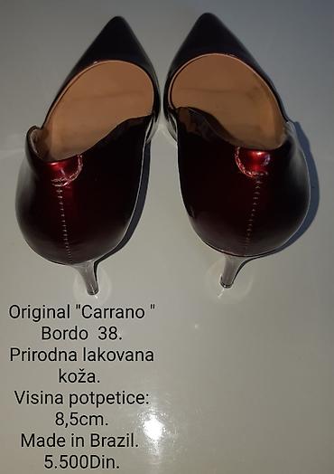 Salonke: Original Carrano salonke - Model: bordo, špic - Veličina: 38 - — 9