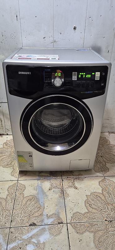 Paltaryuyan maşın Samsung, 7 kq, İşlənmiş, Avtomat, Qurutma var, Ödənişli çatdırılma lalafo.az -da Paltaryuyan maşın Samsung, 7 kq, İşlənmiş, Avtomat, Qurutma var, Ödənişli çatdırılma