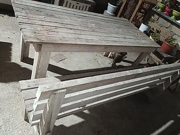 skamya satilir: Taxta bağ skamyası - Material: möhkəm taxta taxtalardan yığılmış iki — 5