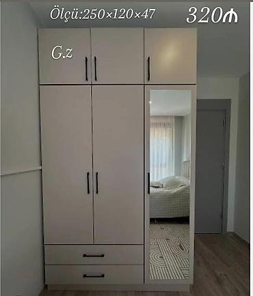 salon dolab: *Dolab 3 qapılı 320Azn* ✔️İstehsal Rusiya Laminat 18/lik qalınlıqda — 1