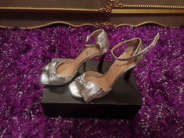 ysl ayaqqabı: Ölçü: 38, rəng - Gümüşü, Yeni — 3