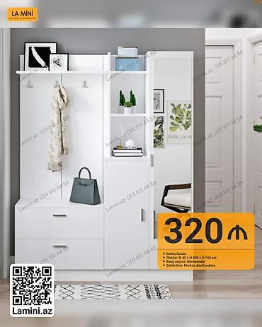 skaf dolab: LA MINI dəhliz dolabı - Model: Dəhliz dolabı (askılıq, açıq rəflər — 1