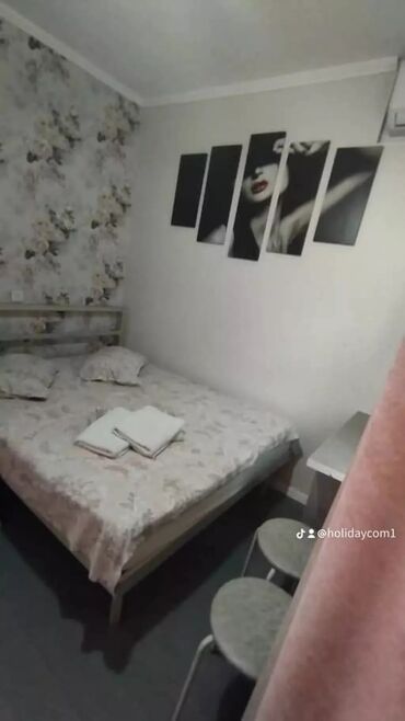 долгосрочная аренда квартир аламедин 1: 1 бөлмө, Кондиционер, Тиричилик техникасы, Домофон