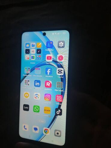 Oppo A3x, 128 ГБ, цвет - Синий, Отпечаток пальца, Две SIM карты, Face ID