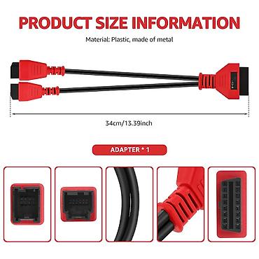 Alati za automobile: NOVO- Lonsdor SGW FCA Adapter + 12+8 Baypass Kabel Lonsdor FCA SGV — 17