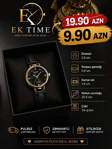 casio saat qiymetleri: ⌚ Zərif Qadın Qol Saatı – 9.90 AZN Stilinizi tamamlayacaq zərif və — 1